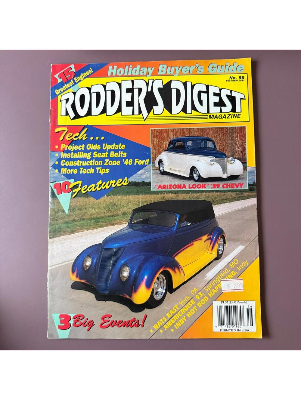 Vintage Hot Rodder Chevy Auto Magazine Custom Rodder B2